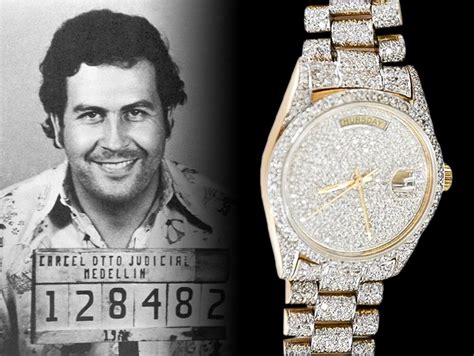 rolex owned by pablo escobar|Watches Worn by Famous Criminals (Al Capone, Escobar.